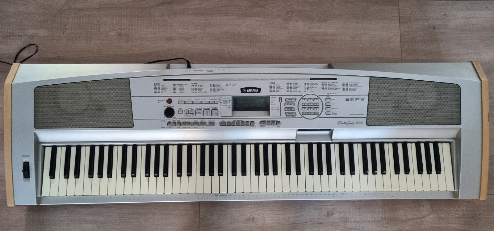 Yamaha Portable Grand DGX-500 Digitale Piano met Standaard, Gebruikt, 88 toetsen, Yamaha, Met standaard