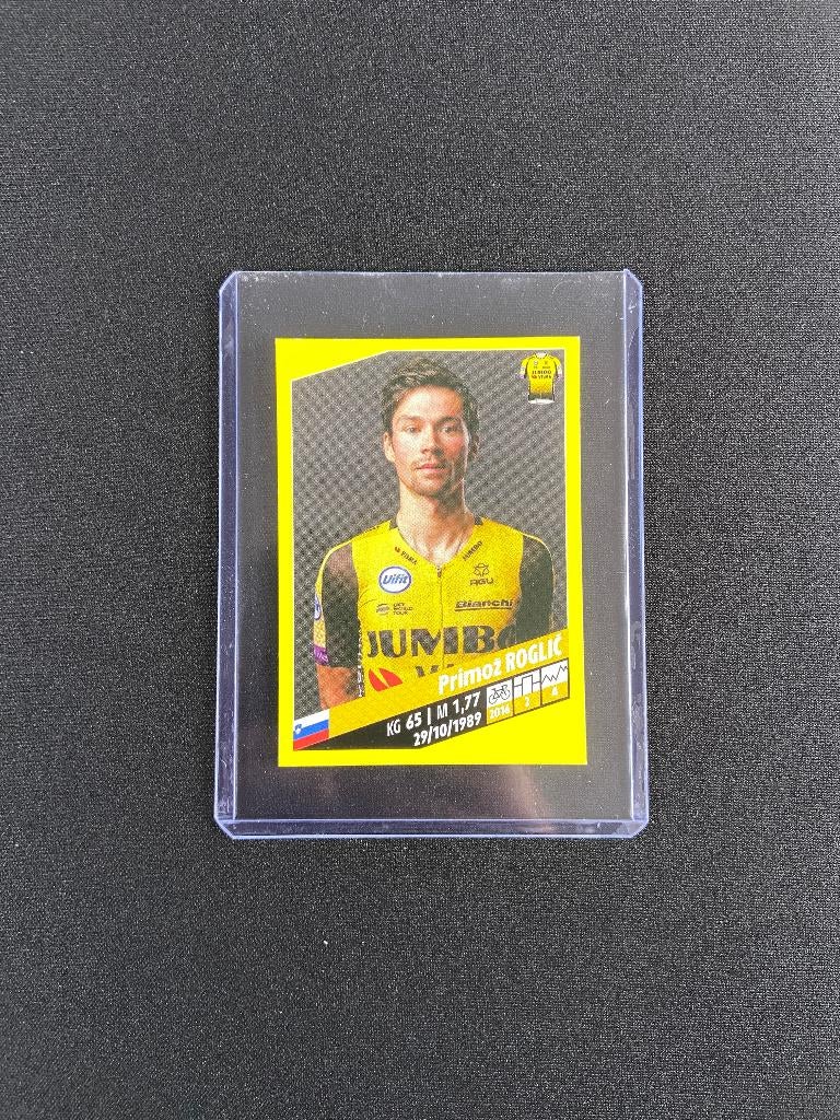 Primoz Roglic Panini Tour de France 2019 Sticker Visma, Verzenden, Zo goed als nieuw, Overige sporten, Poster, Plaatje of Sticker