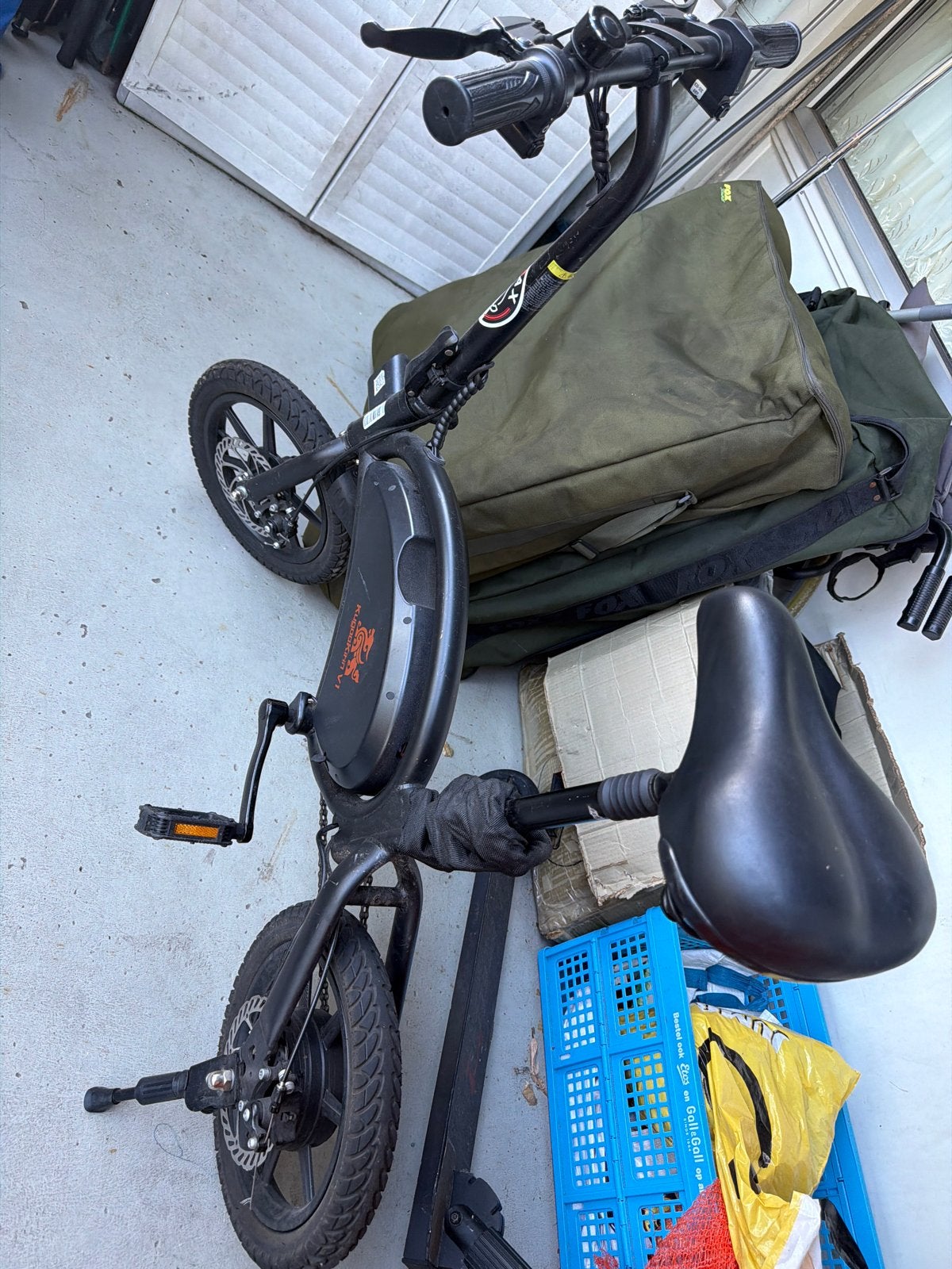 Elektrische fiets - Kugookirin V1, Gebruikt, Minder dan 47 cm, 30 tot 50 km per accu, Ophalen