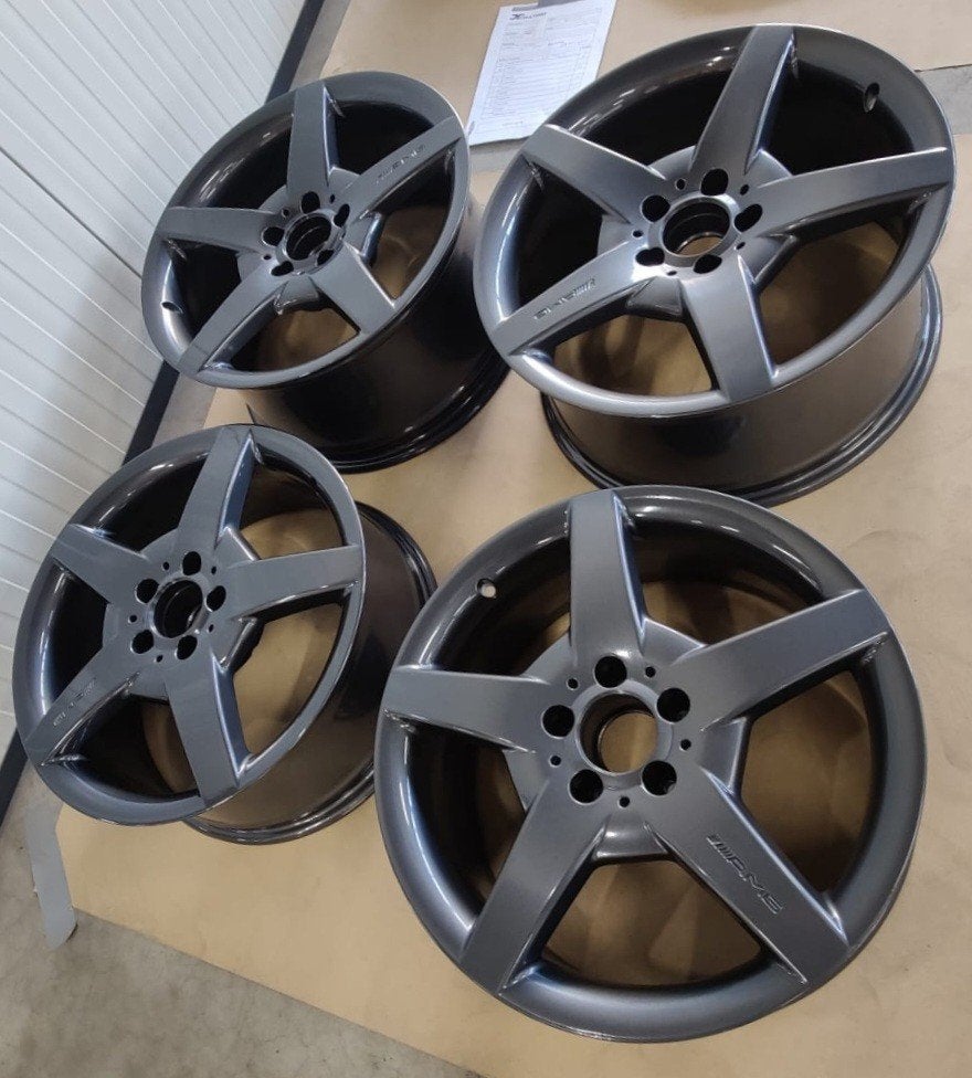 3x Originele AMG-Breedset voor W209 W203 W171, €775 per set, Auto-onderdelen, Ophalen, 18 inch, 255 mm, Velg(en)