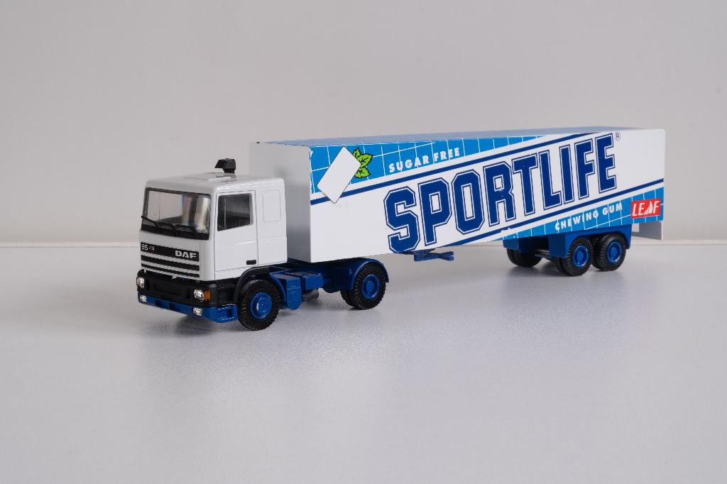 DAF 95 Eurotrailer Lion Toys Sportlife, Ophalen of Verzenden, Zo goed als nieuw, Bus of Vrachtwagen, Lion Toys