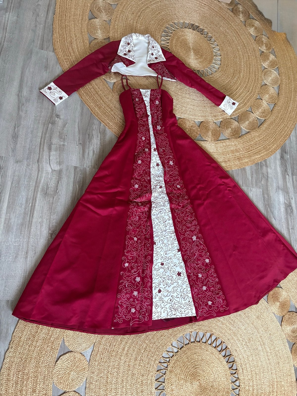 Hennajurk kaftan bindalli met bolero - Maat 38, Kleding | Dames, Maat 38/40 (M), Galajurk, Ophalen of Verzenden, Zo goed als nieuw