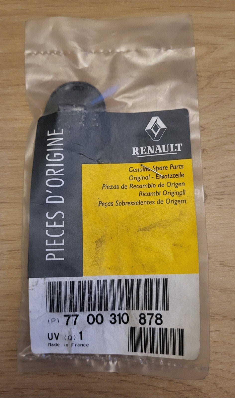 Origineel Nieuw Renault deurstijl Logo Embleem (7700310878), Auto-onderdelen, Ophalen of Verzenden, Nieuw, Renault