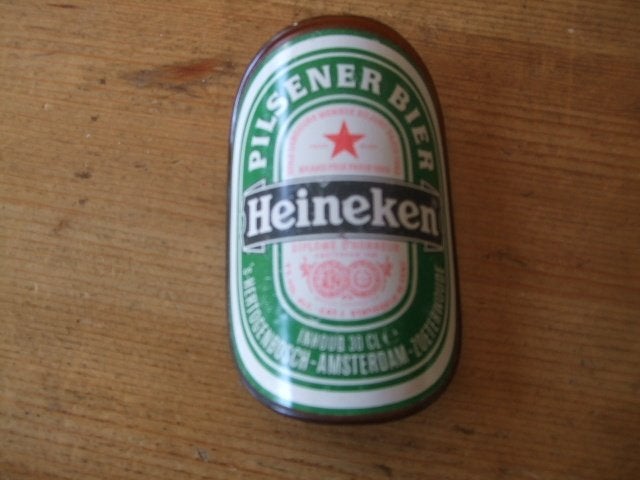 Heineken opener (nr.56) plastic i.v.v. etiket flesje, Verzamelen, Ophalen of Verzenden, Nieuw, Flesopener, Heineken