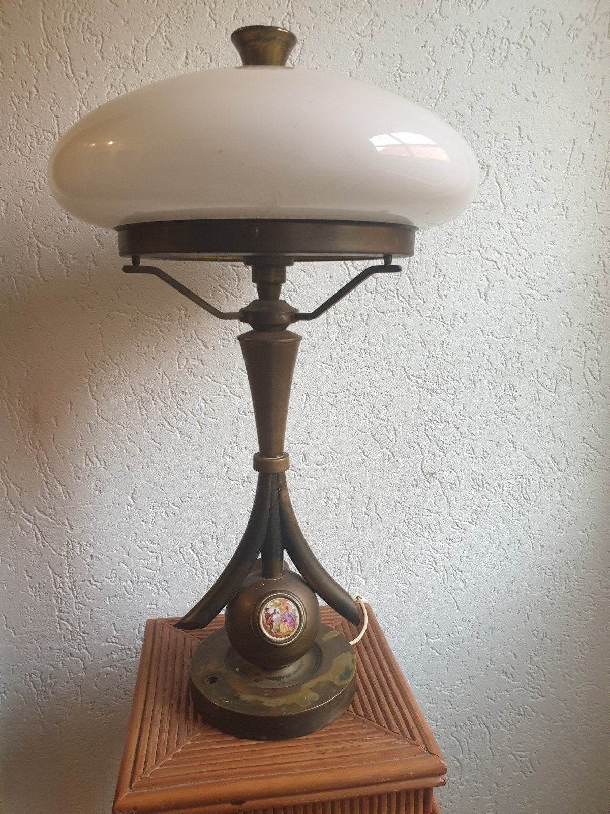 art deco mushroom tafellamp, Ophalen of Verzenden
