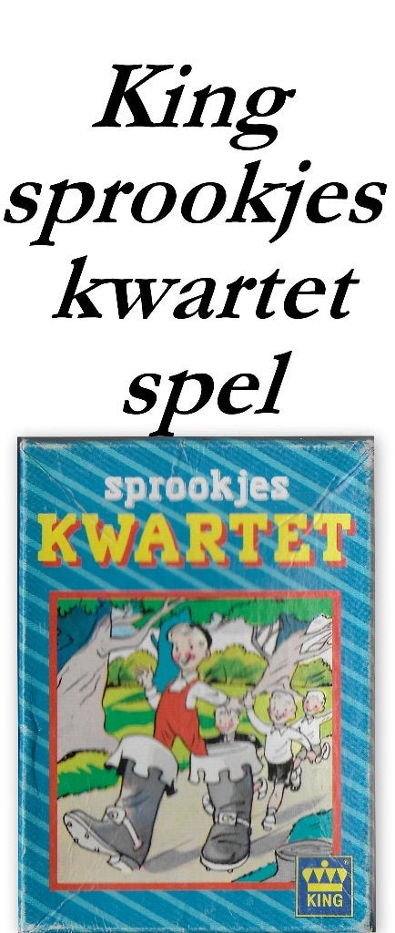 King sprookjes kwartet spel, Verzamelen, Ophalen of Verzenden, Gebruikt, Kwartet(ten)