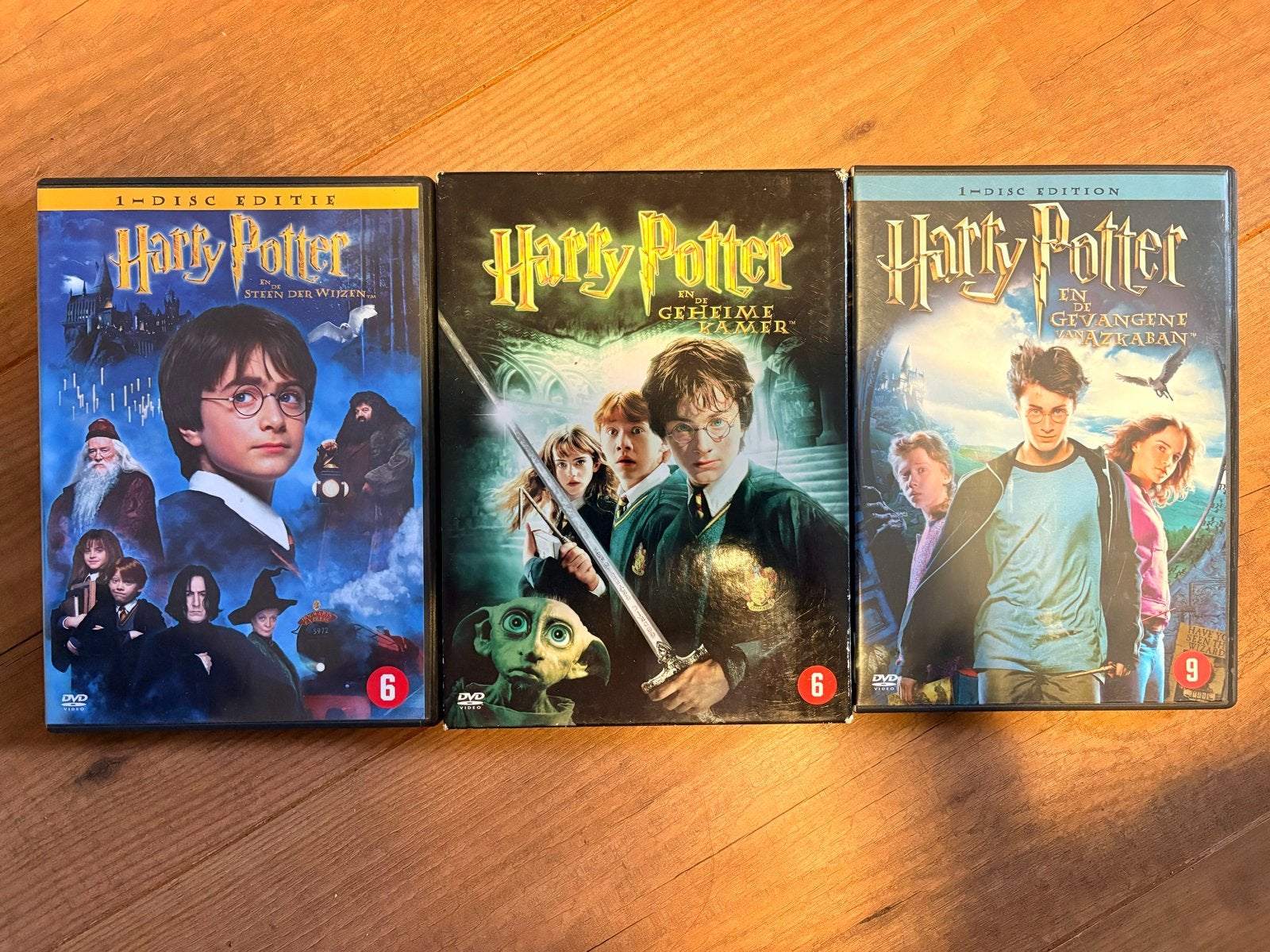 Harry Potter DVD Boxset: Deel 1, 2 en 3, Ophalen, Nederlands, Fantasy, Vanaf 6 jaar