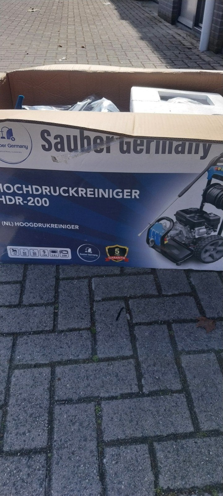 sauber Germany Hogedrukreiniger, Tuin en Terras, Hogedrukreinigers, Ophalen, Benzine, Nieuw, Sauber Germany