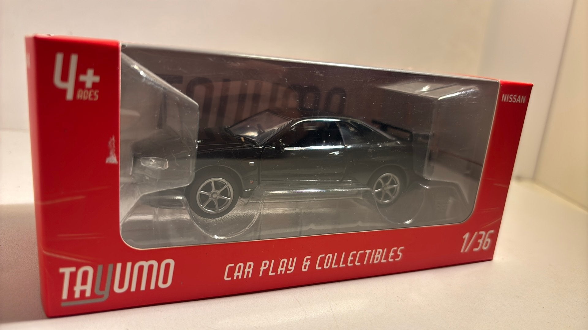 Nissan gt-r34 v-spec 2 black tayumo 1.36, Ophalen of Verzenden, A, A, A