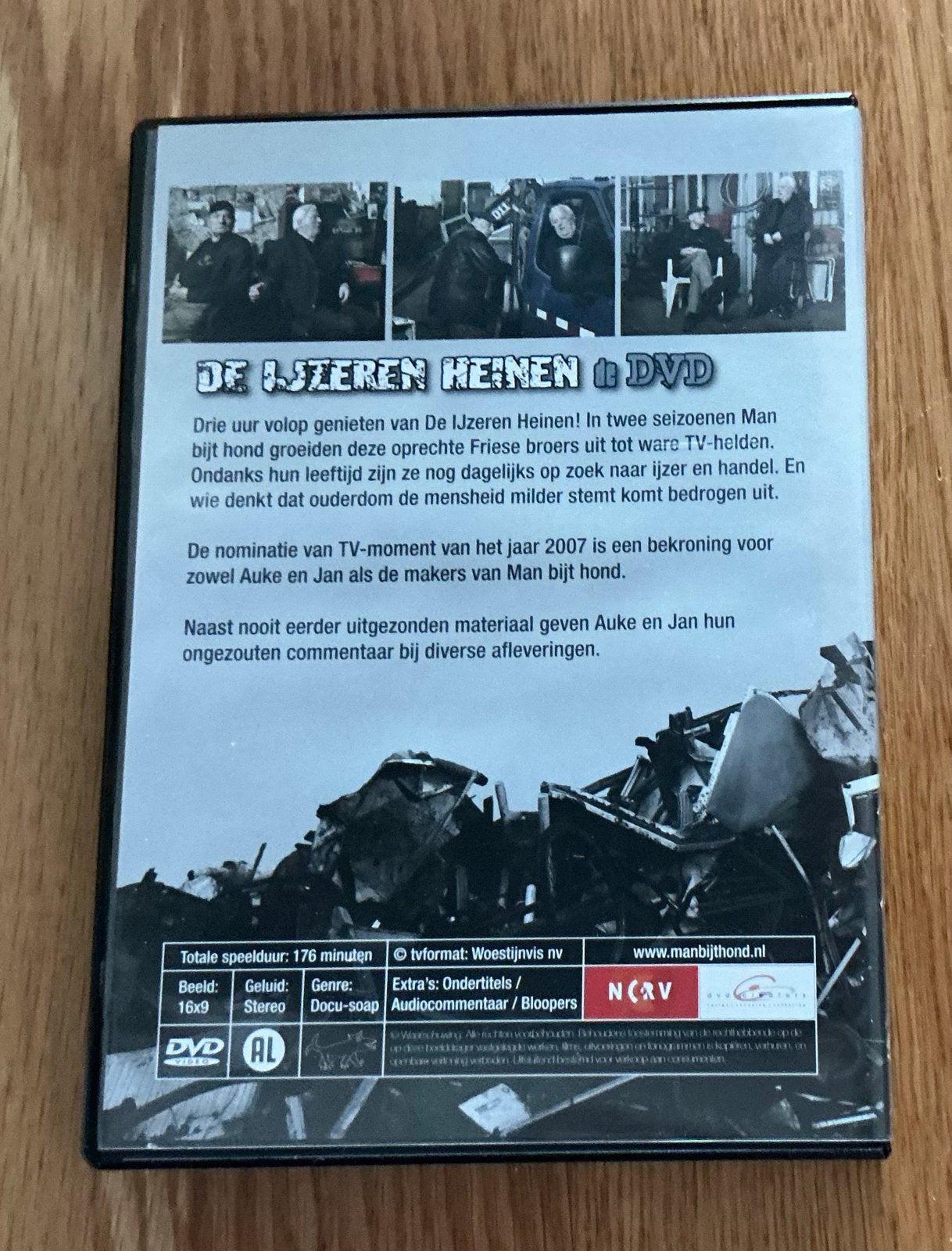 De IJzeren Heinen DVD - NCRV's Man Bijt Hond, Bonusmateriaal, Alle leeftijden, Overige genres, Zo goed als nieuw