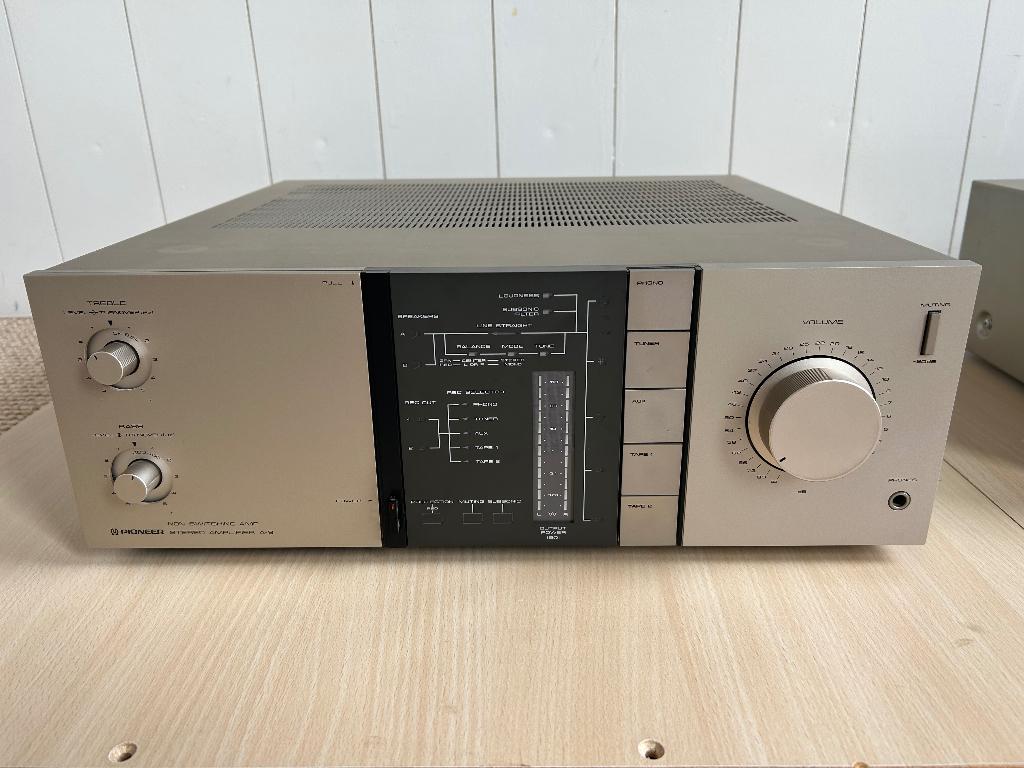 Pioneer A-9 vintage versterker, Audio, Tv en Foto, Versterkers en Receivers, Gebruikt, Ophalen of Verzenden, 60 tot 120 watt, Pioneer