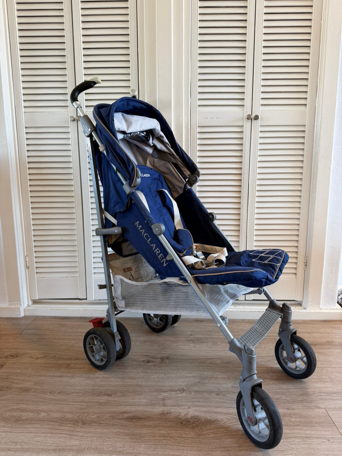 Maclaren Techno XT buggy, Kinderen en Baby's, Buggy's, Ophalen of Verzenden, Gebruikt, Maclaren, Regenhoes