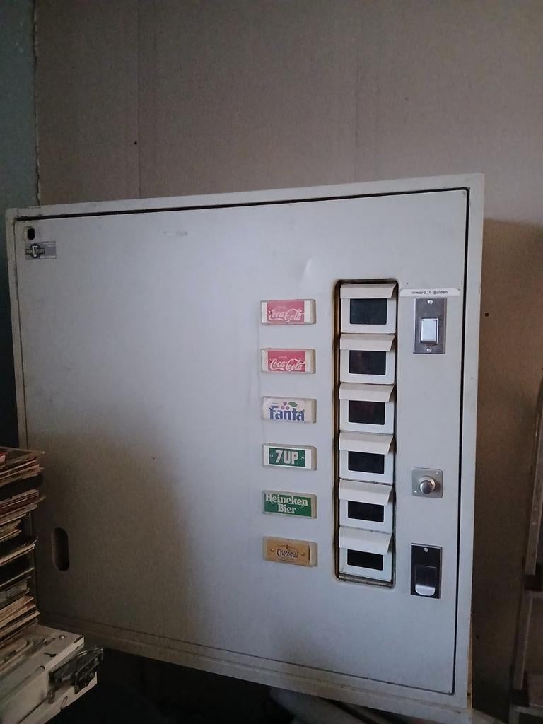 Vintage Drankautomaat - Coca-Cola, Fanta, 7UP, Heineken, Ophalen of Verzenden, Gebruikt