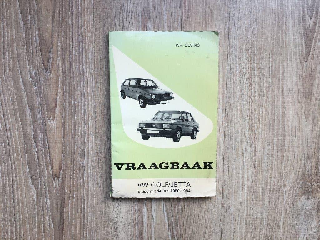 boek auto vraagbaak VW Golf Jetta  diesel 1980 1984, Verzenden, Gelezen, Volkswagen