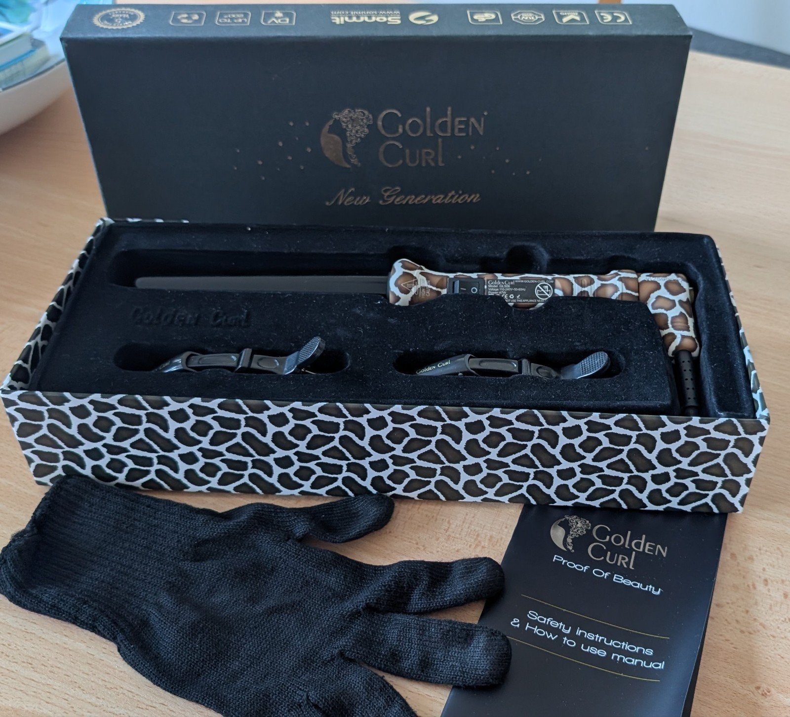 Professionele krultang Golden Curl, Ophalen of Verzenden, Zo goed als nieuw, Krultang of Stijltang