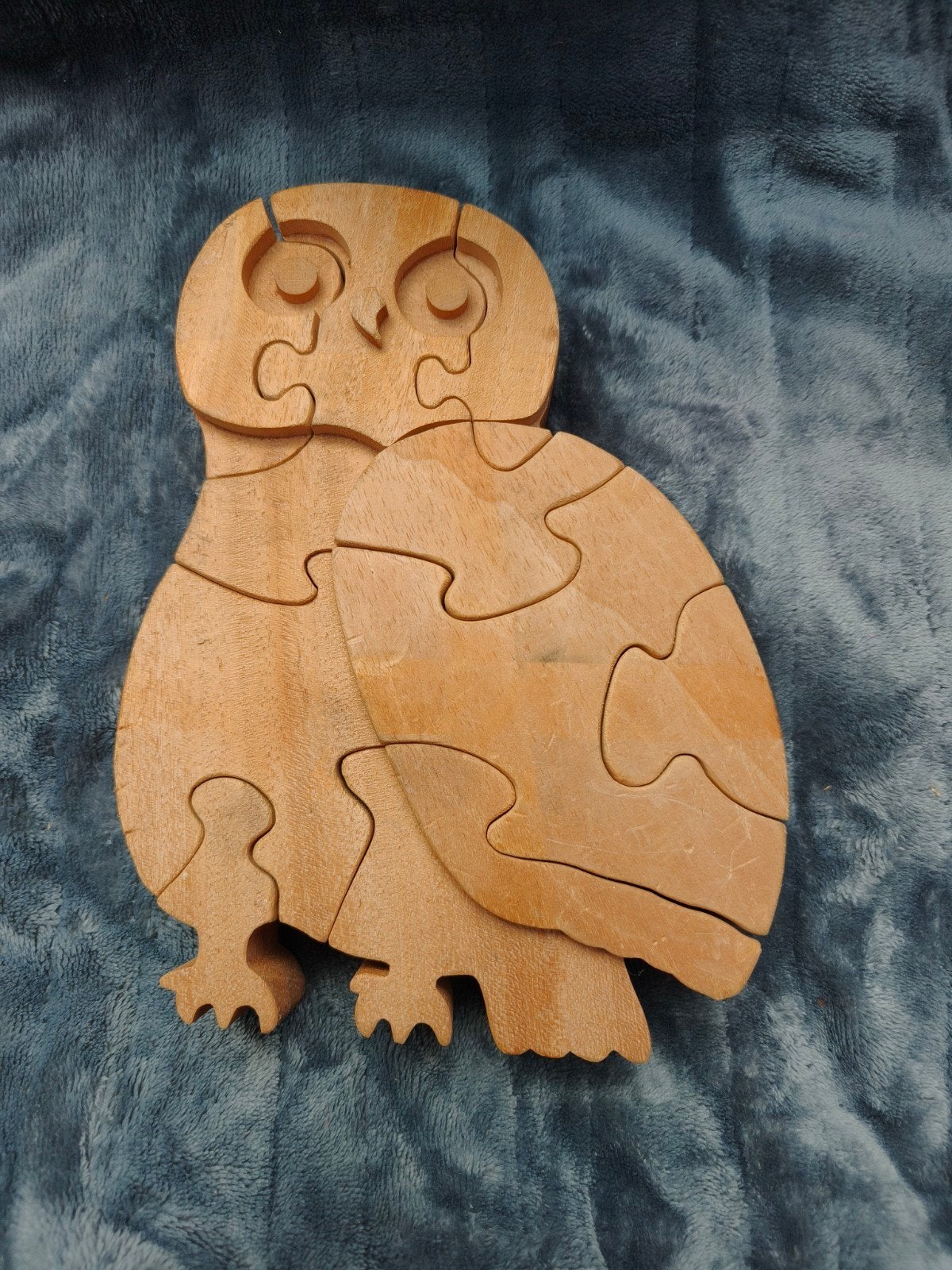 Houten uil puzzel, Ophalen of Verzenden, Gebruikt, Overige typen