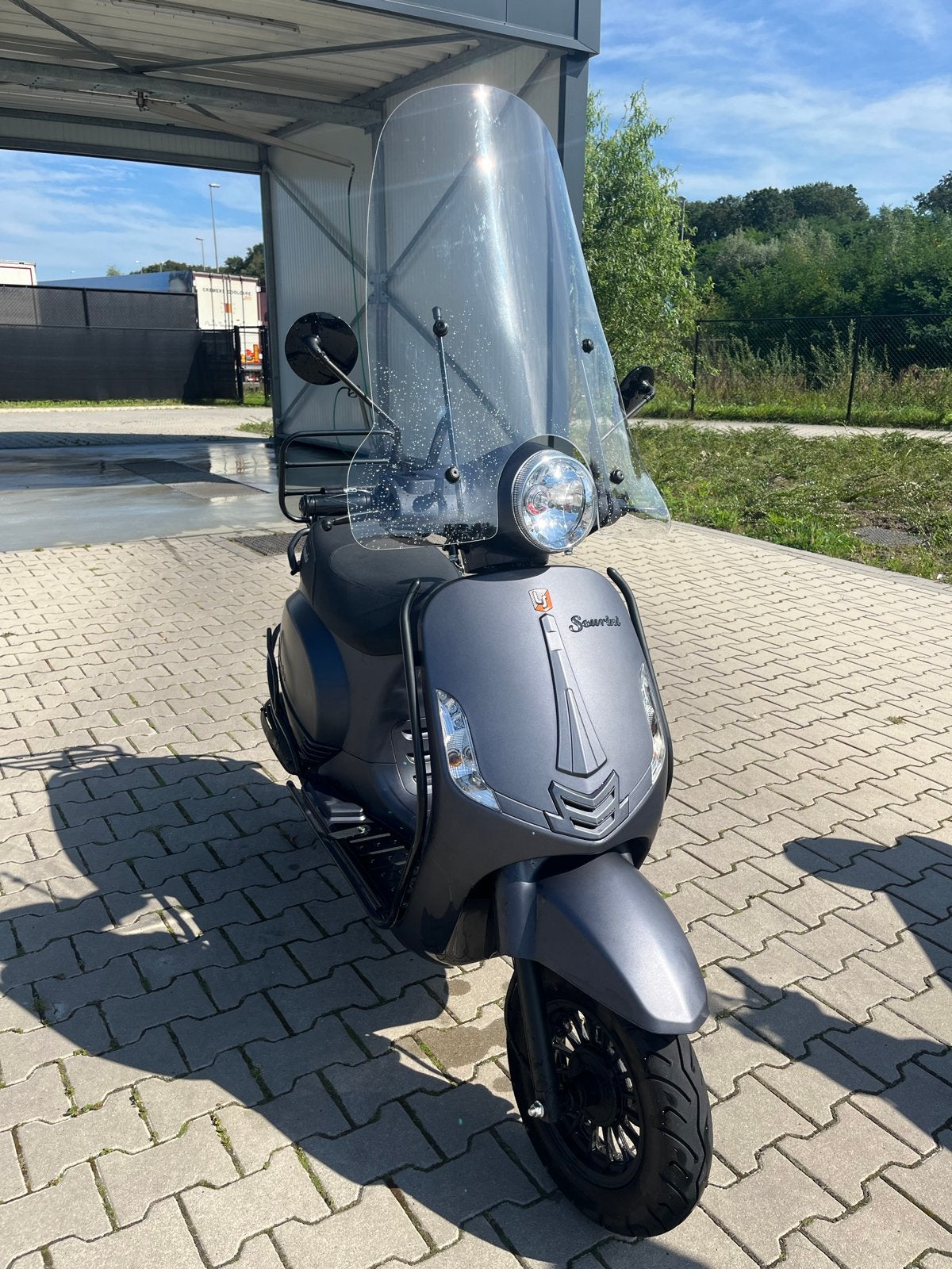 La Souris scooter antraciet mat, Zo goed als nieuw, Benzine, Ophalen, Overige merken