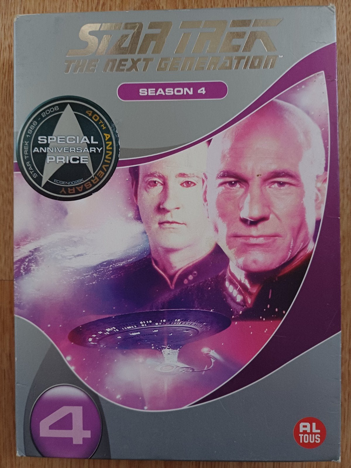 Star Trek Next Generation Season 4, Alle leeftijden, Ophalen of Verzenden, Zo goed als nieuw