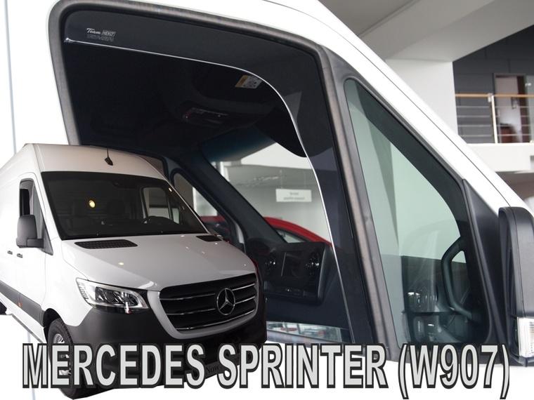 Zijwindschermen Crafter Sprinter visor pasvorm donker getint, Ophalen of Verzenden, Nieuw, Opel
