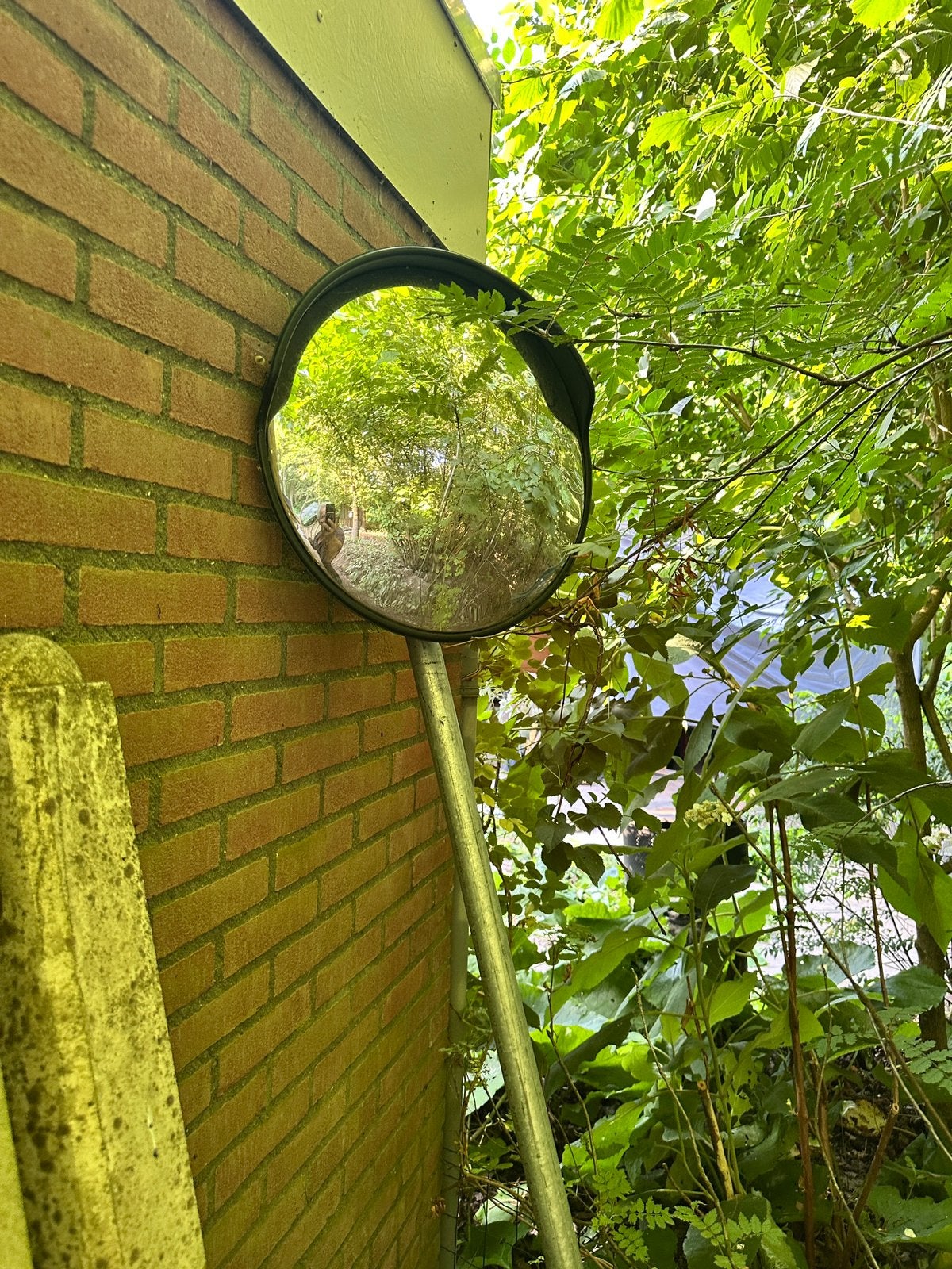 Verkeersspiegel met ijzeren paal, Ophalen, Minder dan 50 watt, Staande lamp, Netvoeding