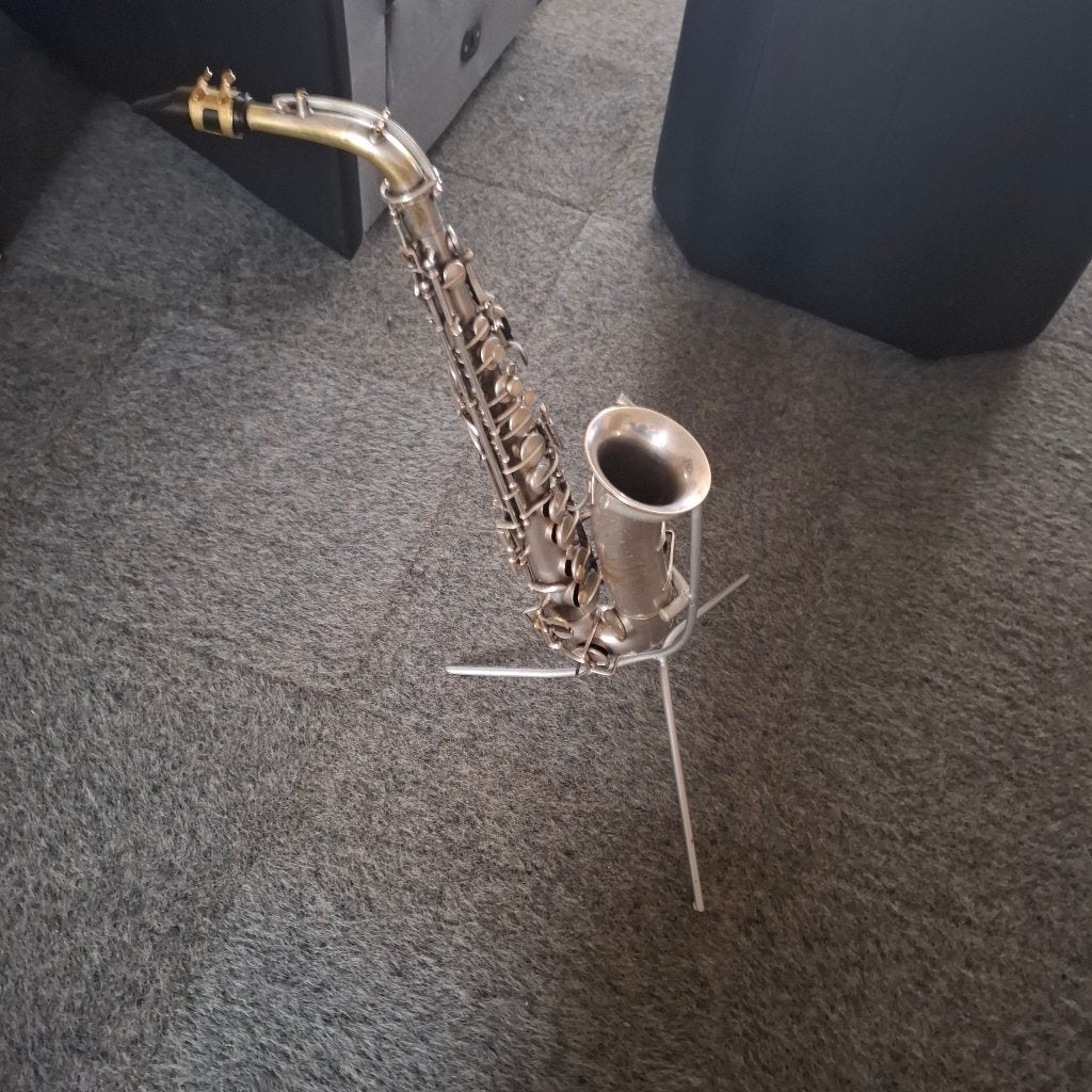 Saxofoon LYRIST uit de jaren 20, Muziek en Instrumenten, Blaasinstrumenten | Saxofoons, Ophalen, Gebruikt, Tenor, Met koffer