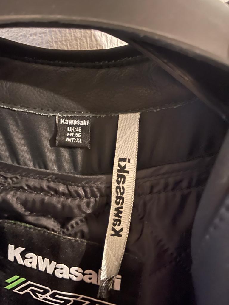 Kawasaki RST Leren Motorpak - Jas en Broek, Ophalen of Verzenden, Tweedehands, Heren, Jas | leer