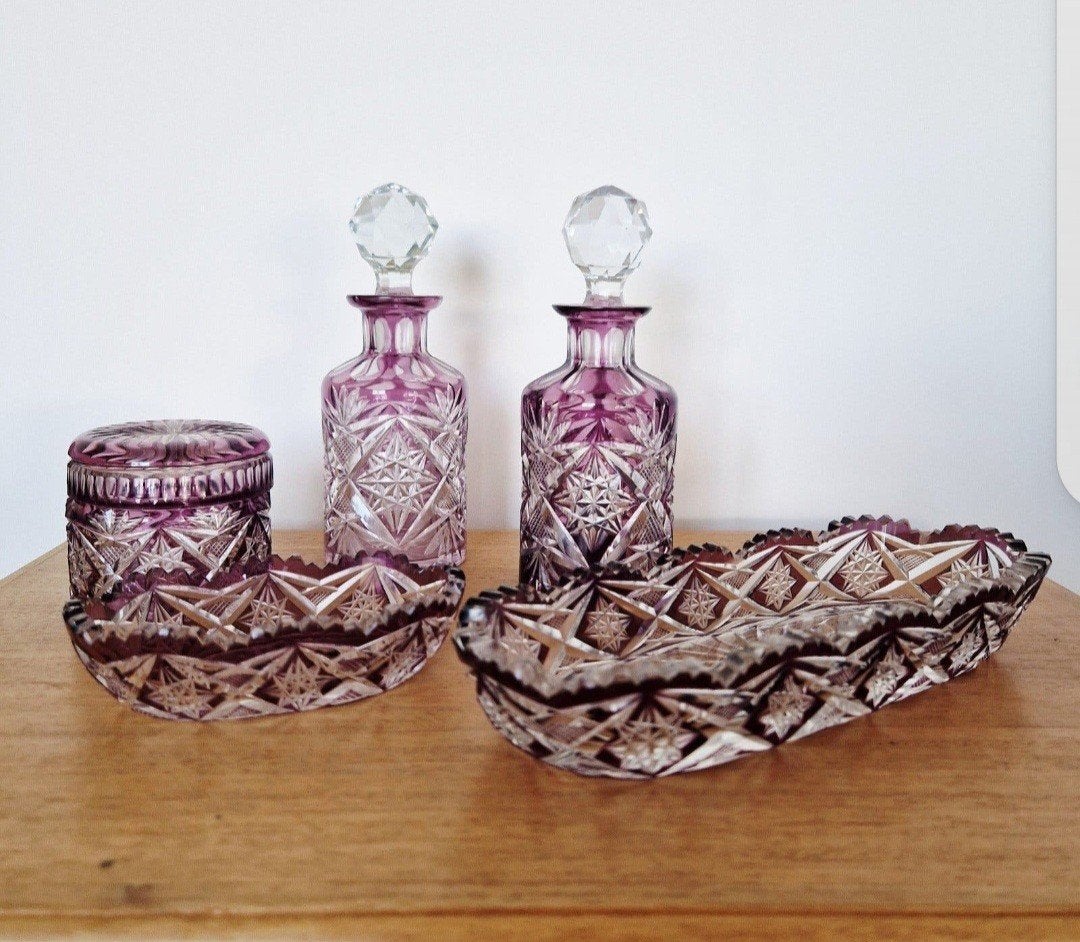 VSL Kristallen Toilet Set, Ophalen of Verzenden