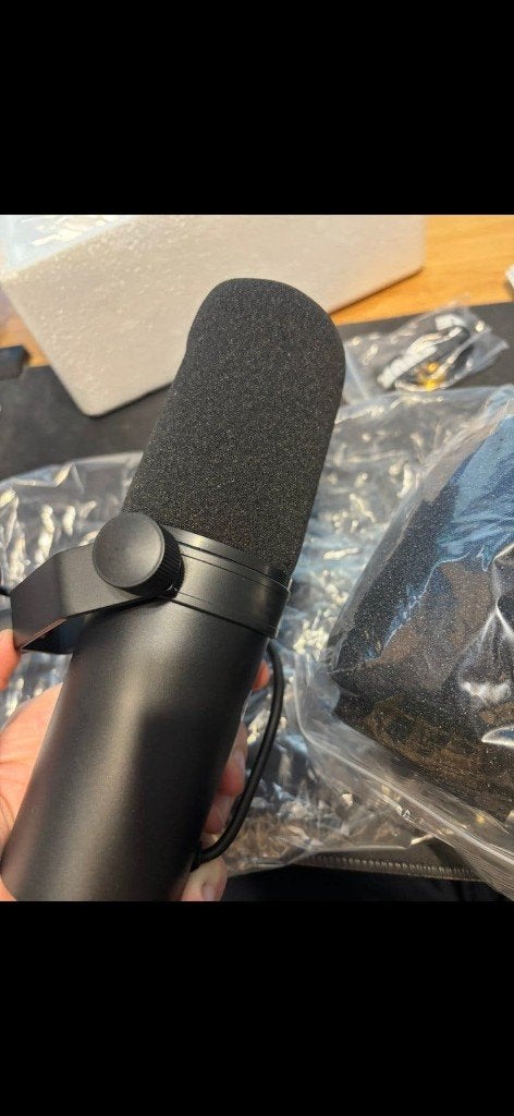 Shure SM7B microfoon gebruikt, maar als nieuw, Muziek en Instrumenten, Ophalen of Verzenden, Zo goed als nieuw, Studiomicrofoon