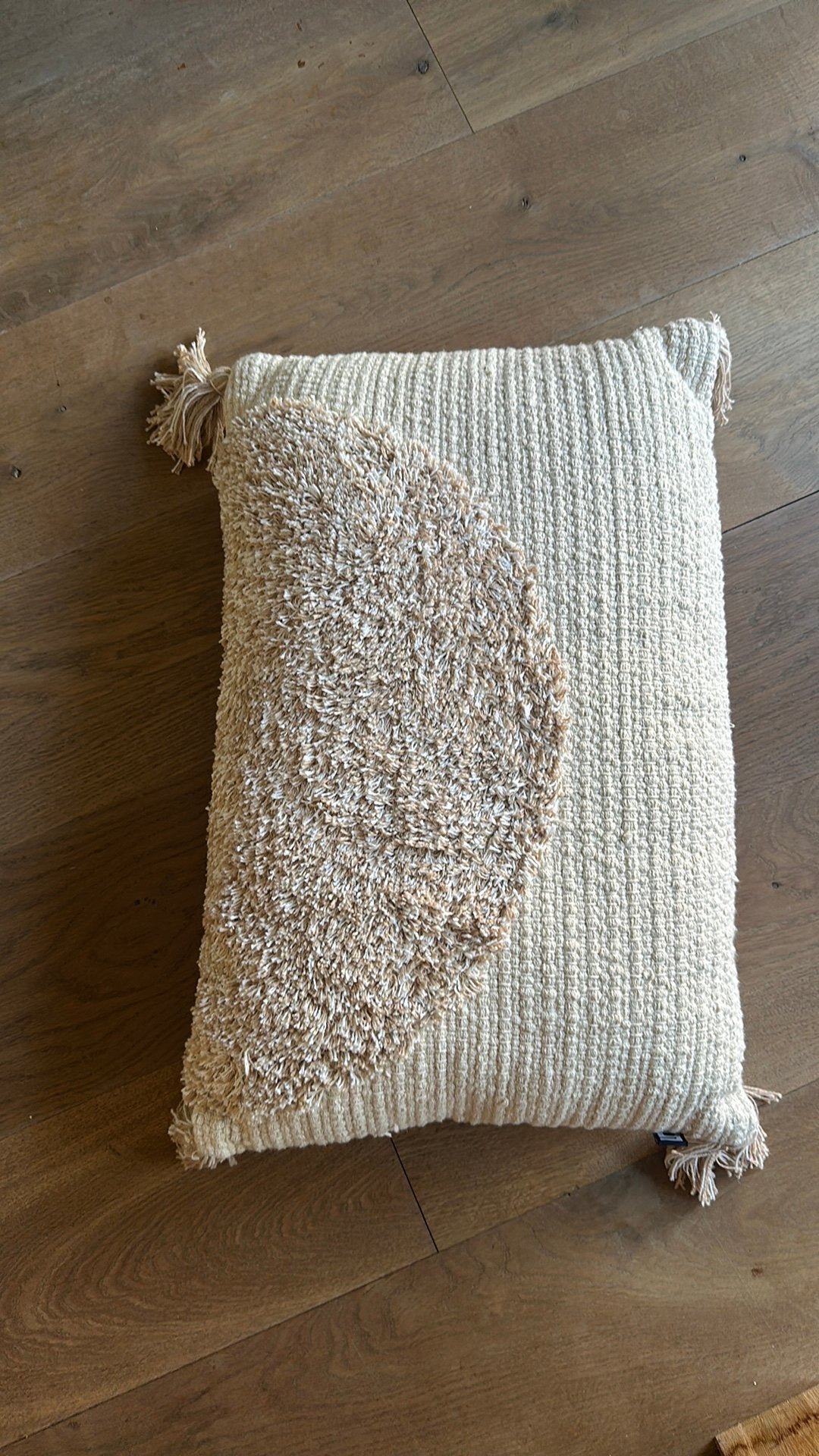 Beige sierkussen Loods 5, Ophalen, Overige merken, Beige, Zo goed als nieuw