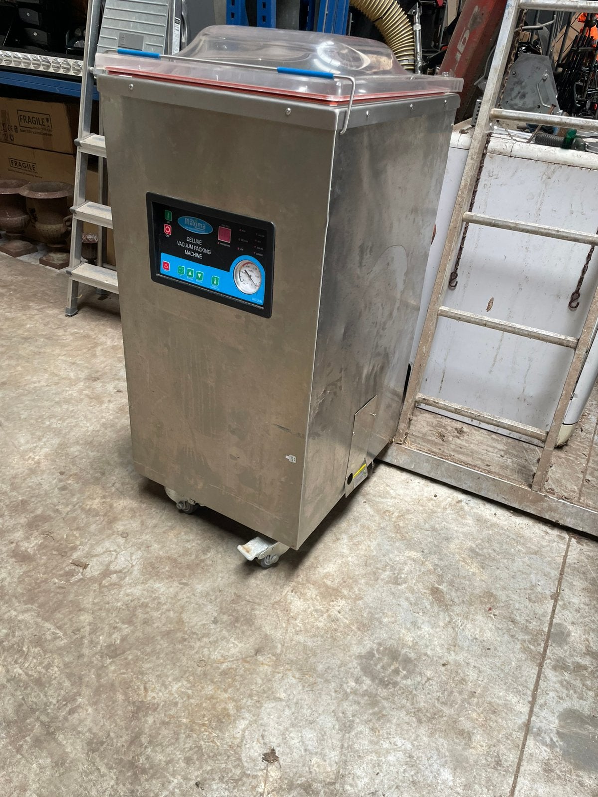 Maxima Deluxe Vacuümverpakkingsmachine, Ophalen, Gebruikt