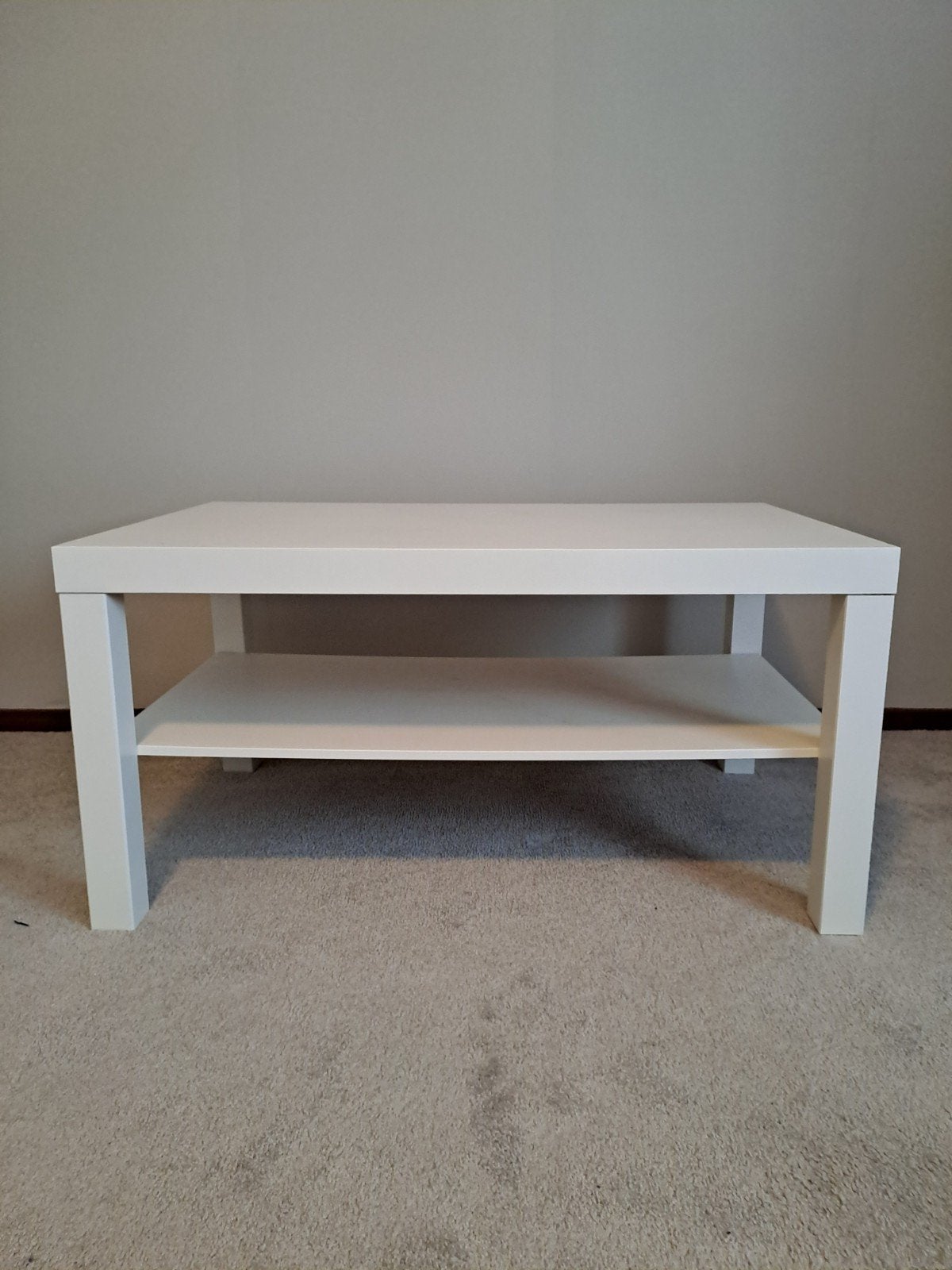 Witte salontafel met opbergruimte, Ophalen, Gebruikt, 50 tot 100 cm, 50 tot 100 cm