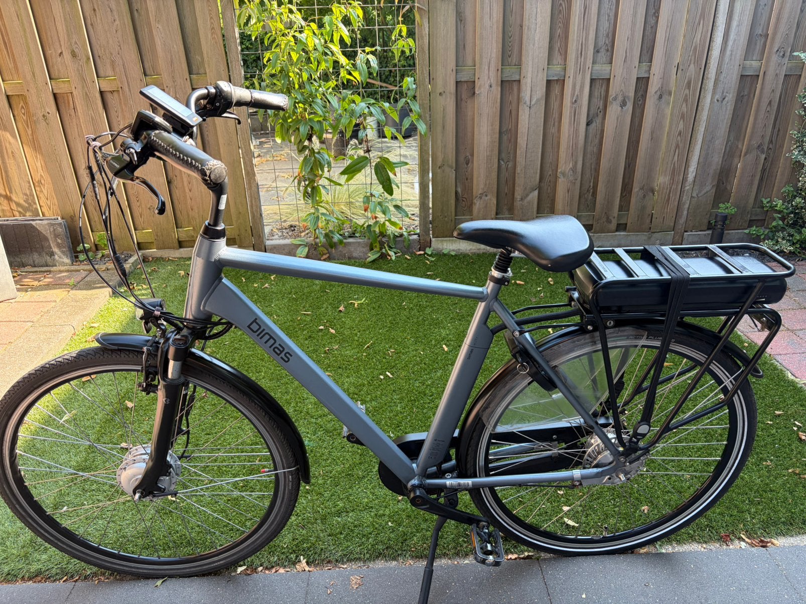 Te koop elektrische herenfiets bimas, 55 tot 59 cm, Ophalen, Zo goed als nieuw, Overige merken