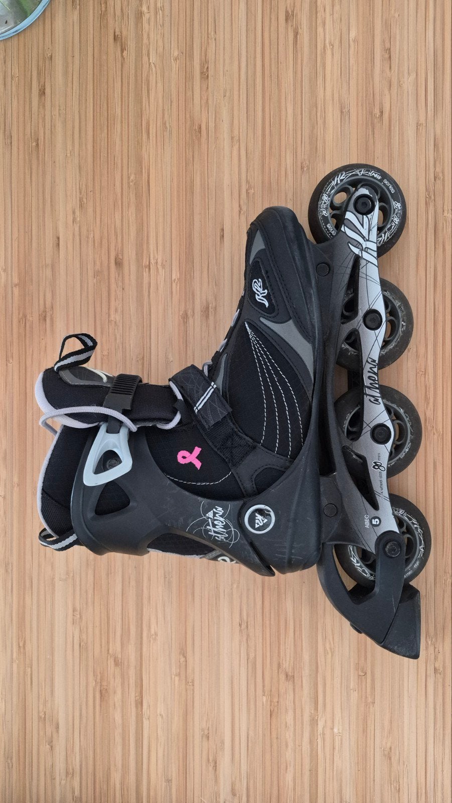 K2 Athena Inline Skates Dames - Maat 40.5 met Bescherming, Ophalen, Gebruikt, Dames, K2