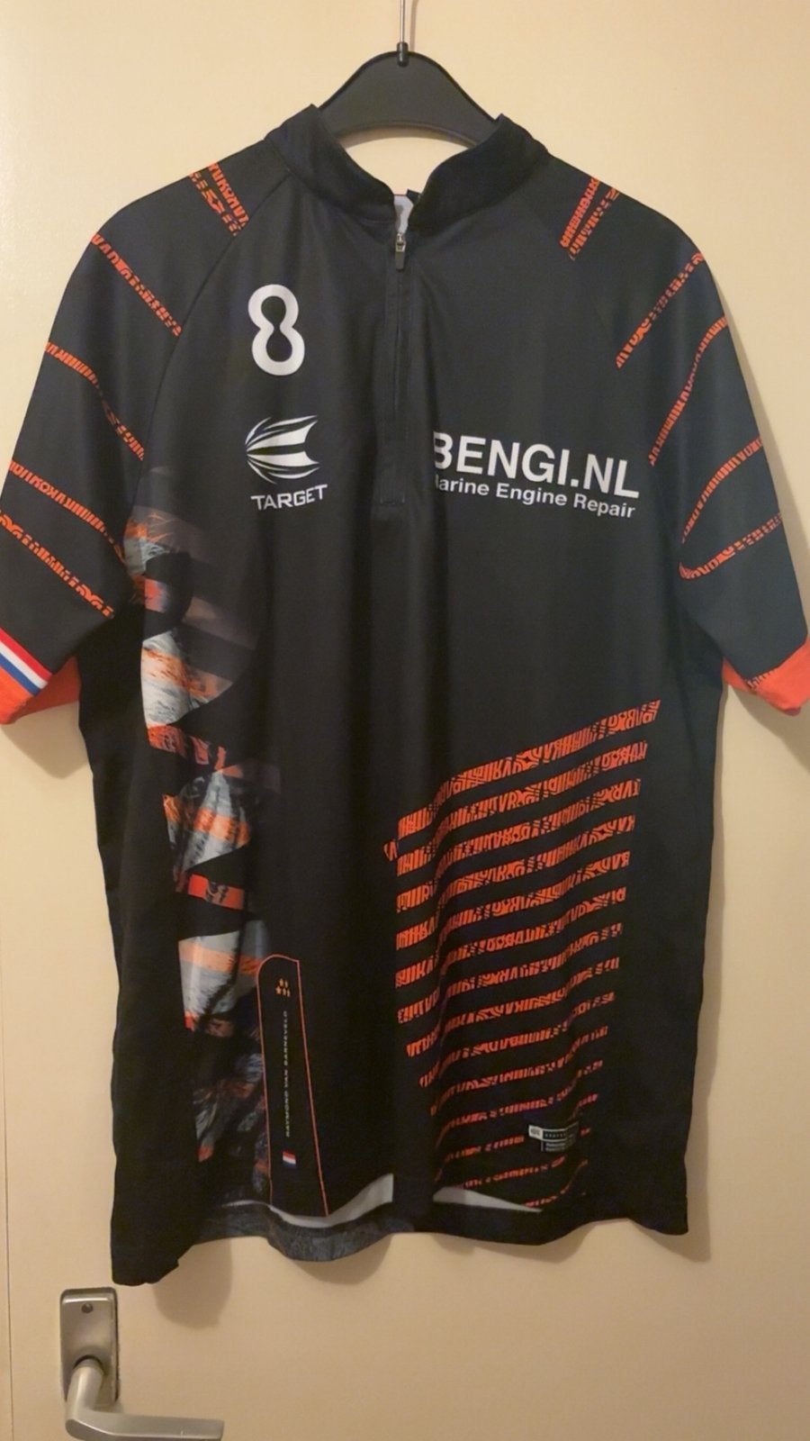 Raymond Van Barneveld Target Dartshirt, Ophalen of Verzenden, Zo goed als nieuw, Overige typen