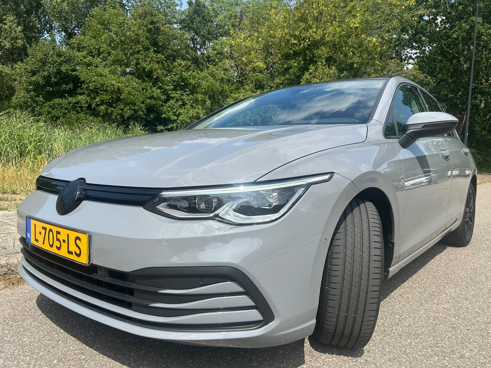 VW Golf 8 eTSI DSG 2021 Full Options Dealer OH, Stof, Zwart, Lichtsensor, 650 kg