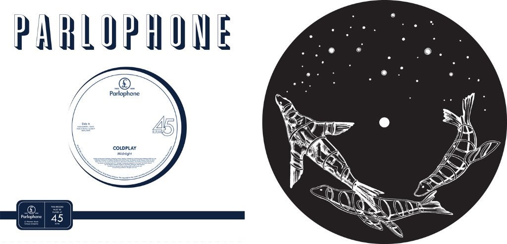 Vinyl Single Coldplay Midnight ETCHED Vinyl RSD 2014 NIEUW, 7 inch, Ophalen of Verzenden, Pop, Limited edition
