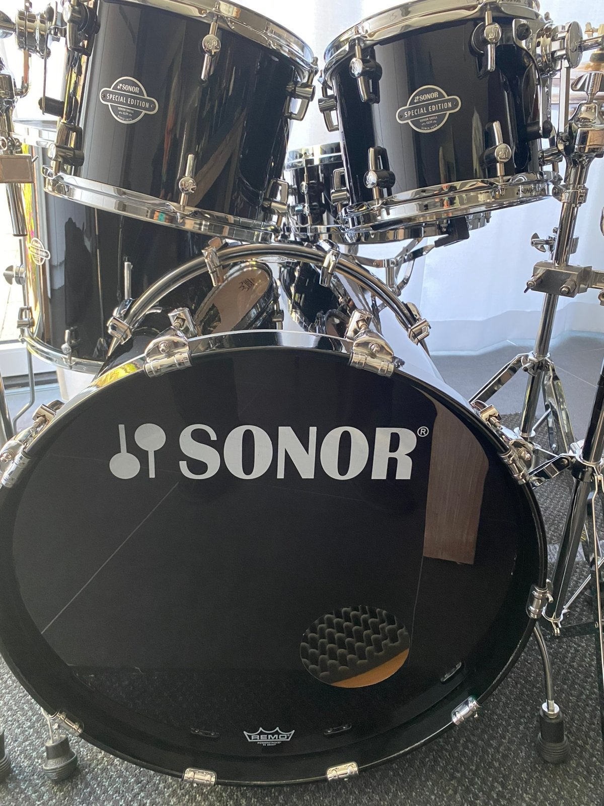 Foto 4 van Drumstel Sonor Beech special edition compleet