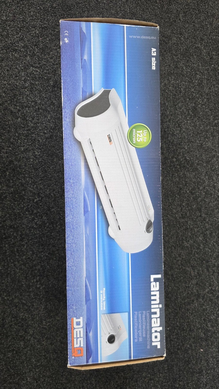 Laminator desq, Ophalen
