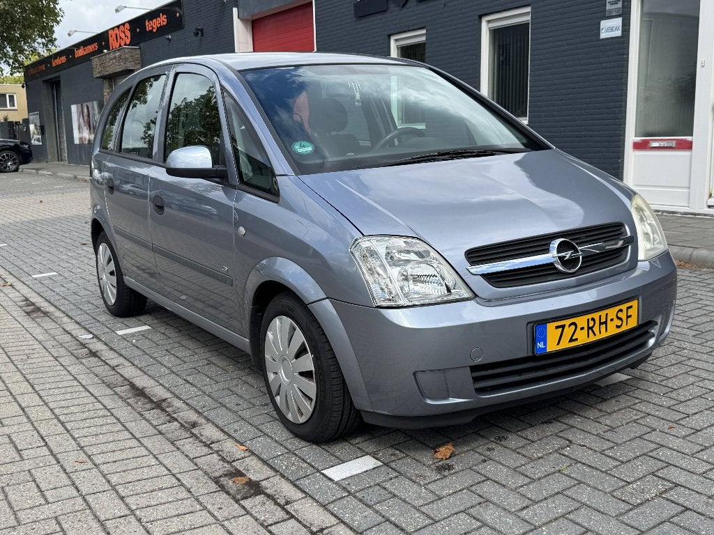 Opel Meriva 1.6 16V Easytronic 2005 Grijs, Stof, 4 cilinders, 100 pk, 650 kg