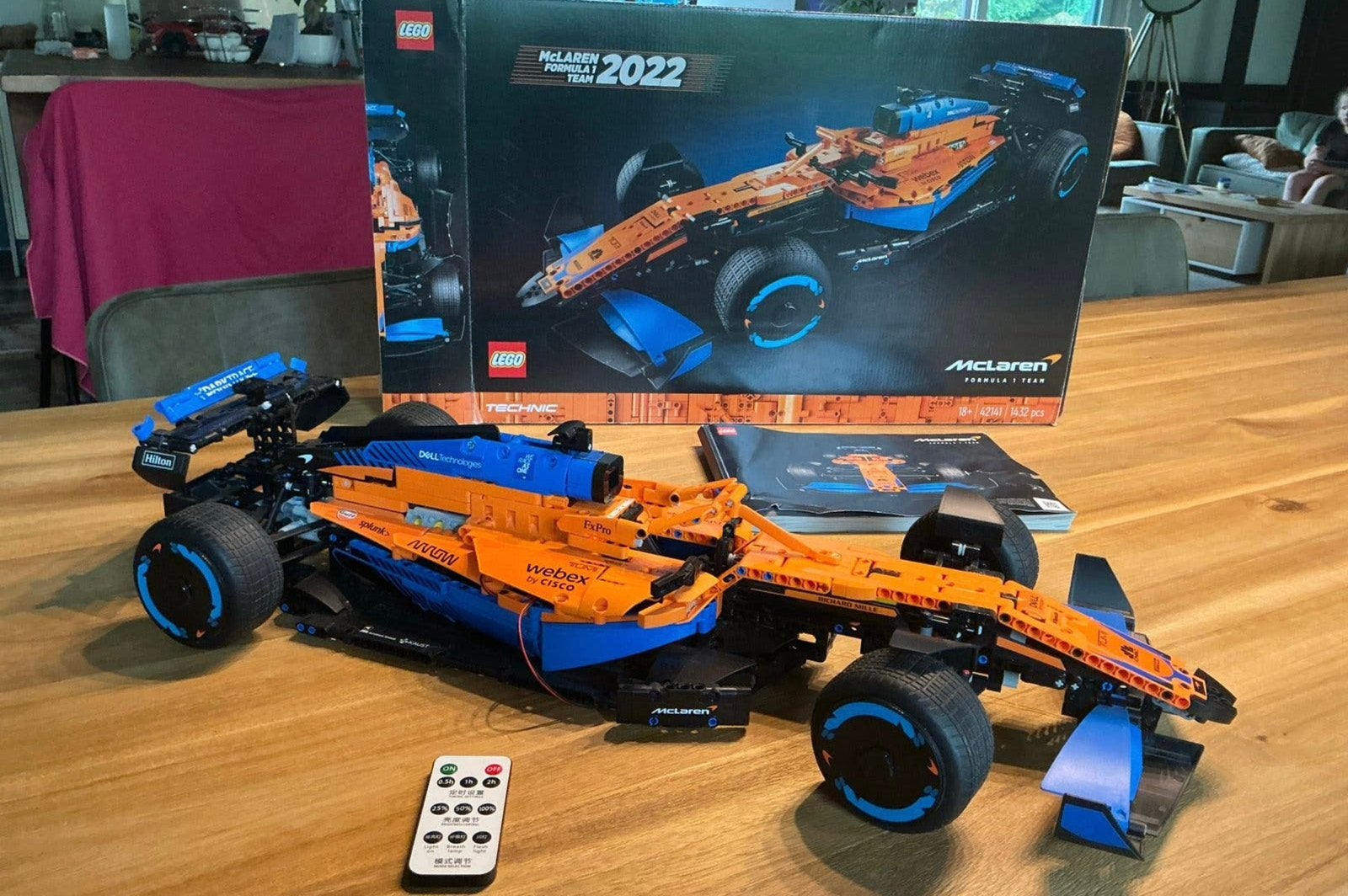 Lego Technic McLaren F1 inclusief led verlichting! (42141), Ophalen of Verzenden, Zo goed als nieuw