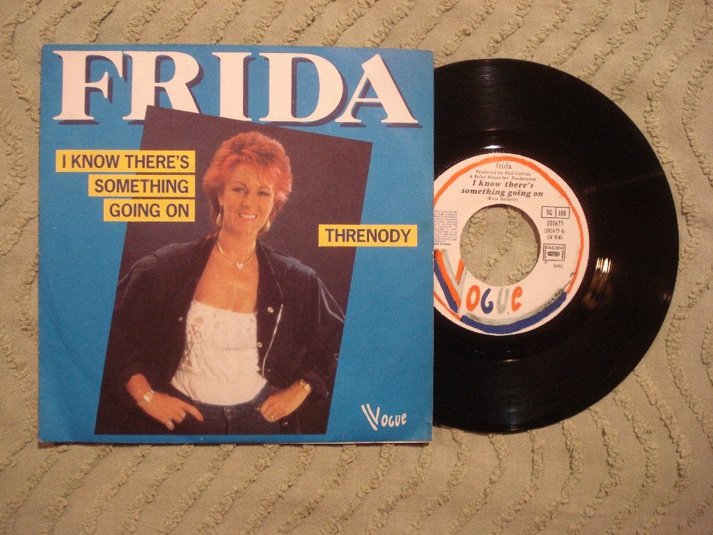 Frida 7" Vinyl: I know there’s something going on (Fr) ABBA, Cd's en Dvd's, Vinyl Singles, Ophalen of Verzenden, Zo goed als nieuw