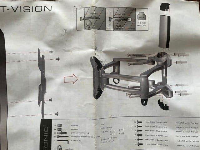 T-Vision Ionic Televisiesteun, Ophalen, Zo goed als nieuw