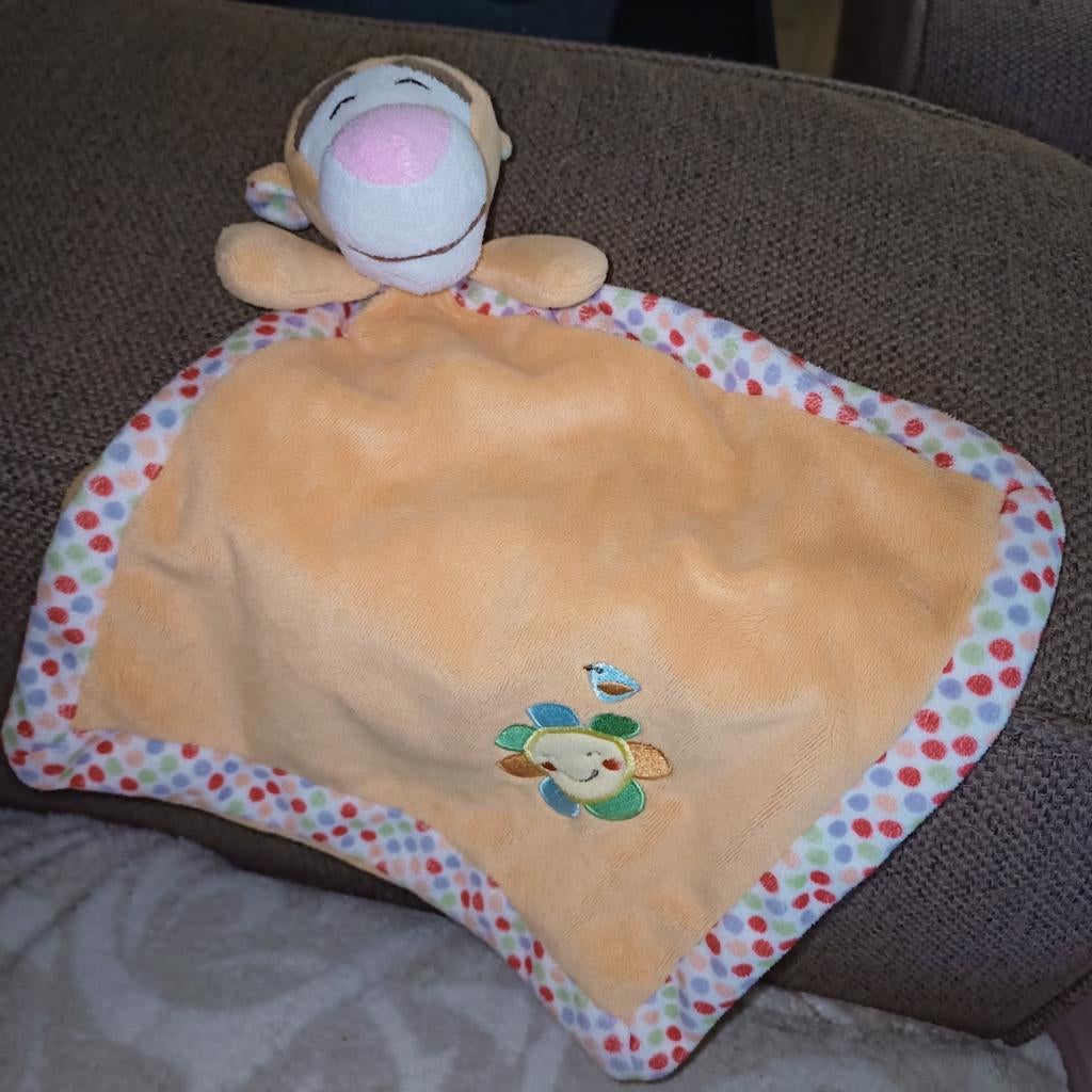 Tijger, tijgertje, tigger, winnie the pooh kroeldoek., Oranje, Disney, Disney, Ophalen of Verzenden