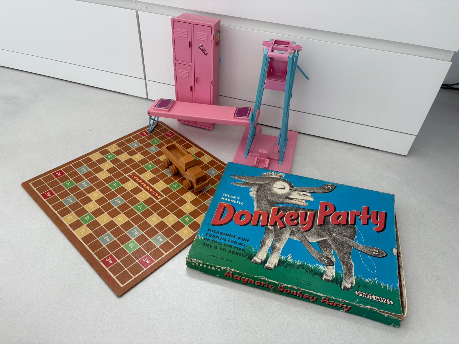 Vintage speelgoed bundel, Hobby en Vrije tijd, Gezelschapsspellen | Bordspellen, Ophalen of Verzenden, Gebruikt