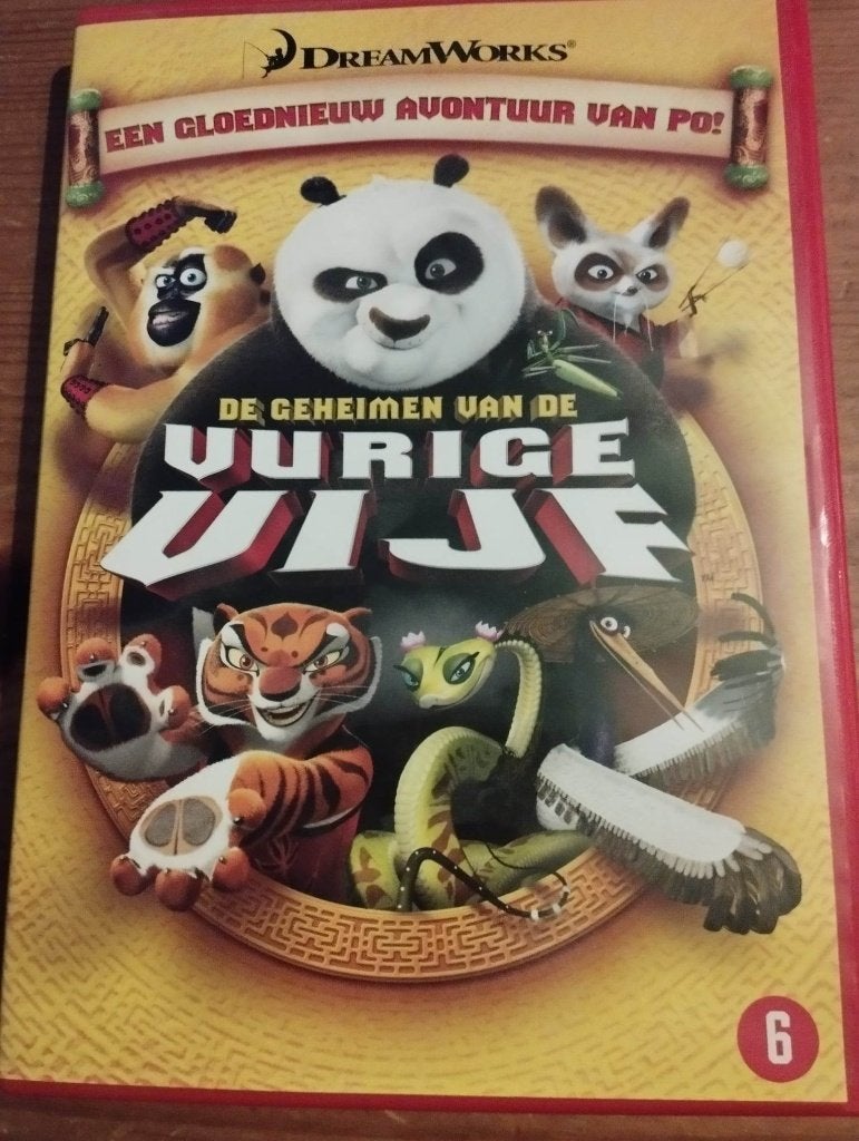 Kung Fu Panda: de geheimen van de vurige 5 dvd, Ophalen, Tekenfilm, Amerikaans, Zo goed als nieuw
