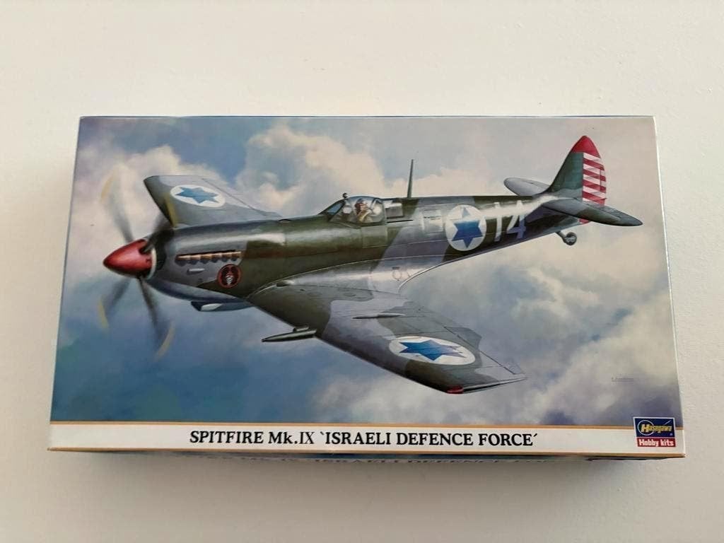 Hasegawa	9506	Spitfire Mk.IX  IDF	1/48, Hobby en Vrije tijd, Modelbouw | Vliegtuigen en Helikopters, Verzenden, Nieuw, Groter dan 1:72