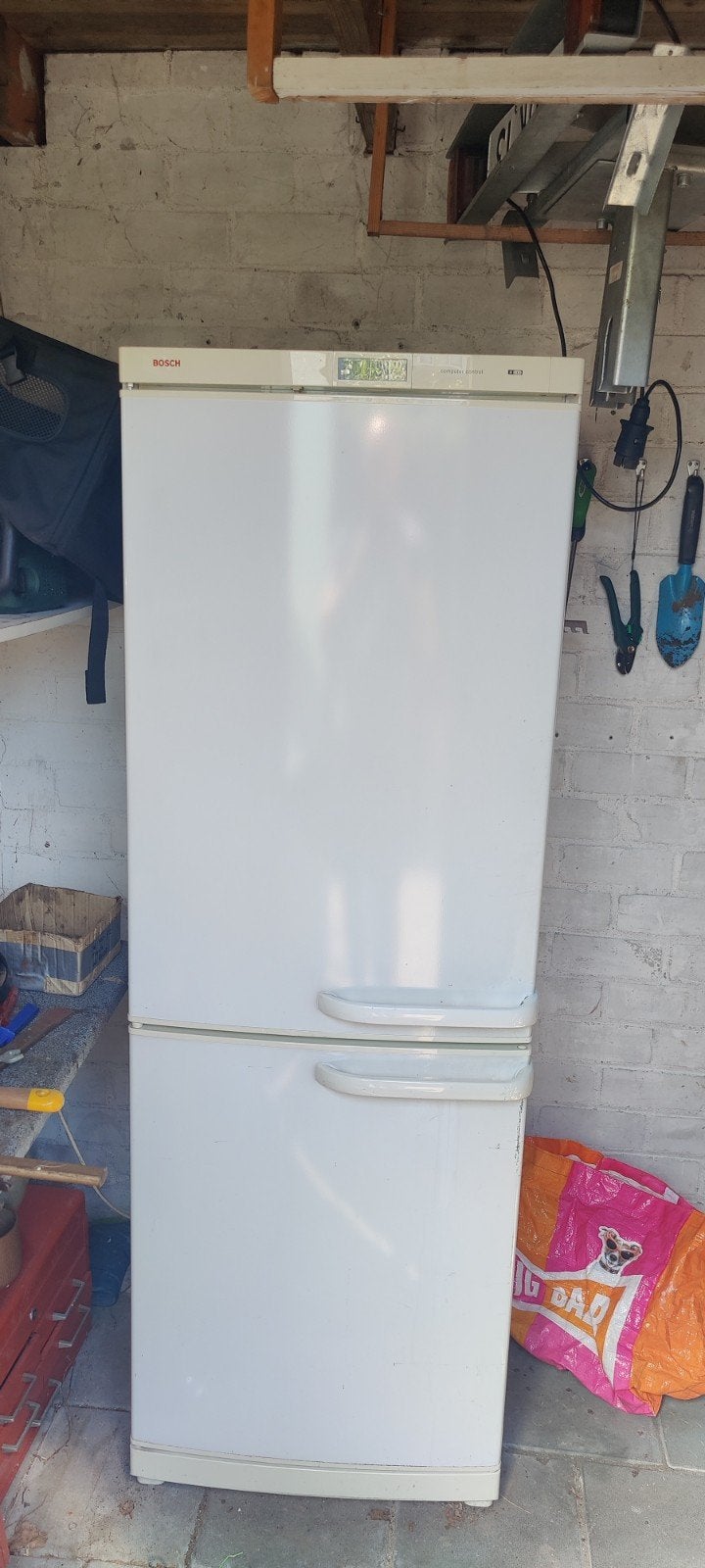 Bosch Koelkast met Aparte Vriezer - Goede Staat, Ophalen, Gebruikt, 200 liter of meer, 60 cm of meer