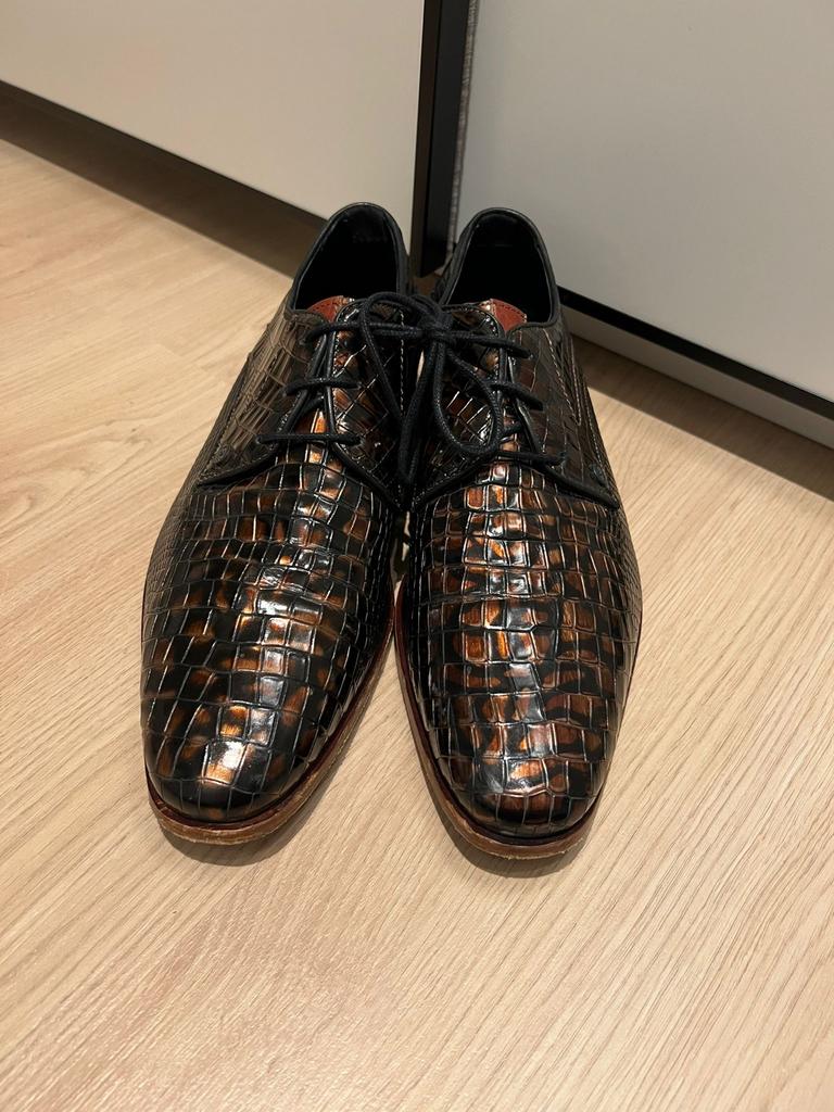 Rehab Nette Heren Schoenen Maat 43 - Zo goed als nieuw, Kleding | Heren, Schoenen, Ophalen of Verzenden, Zo goed als nieuw, Bruin
