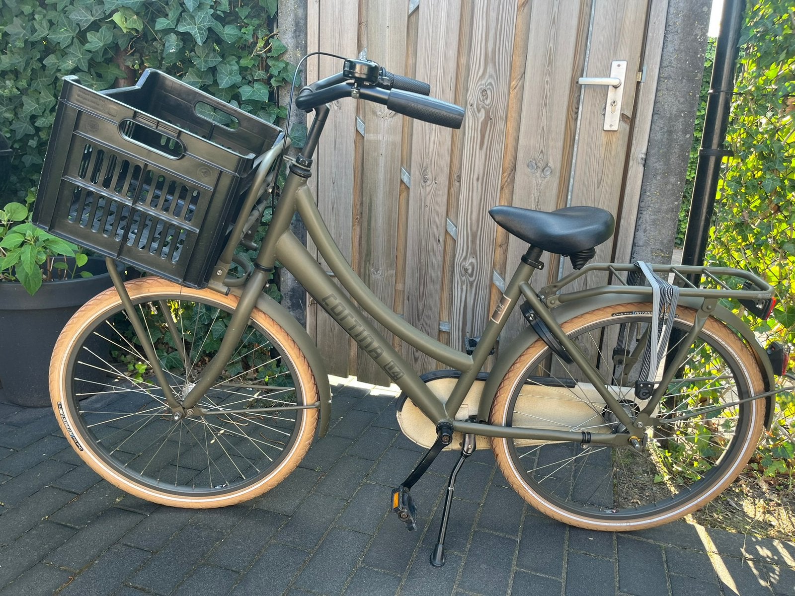 Cortina transportfiets meisjes 24 inch, Ophalen, Terugtraprem, Versnellingen, Cortina