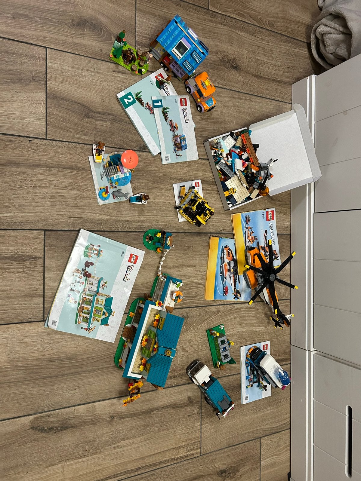 Grote LEGO Friends, LEGO City en Technic collectie